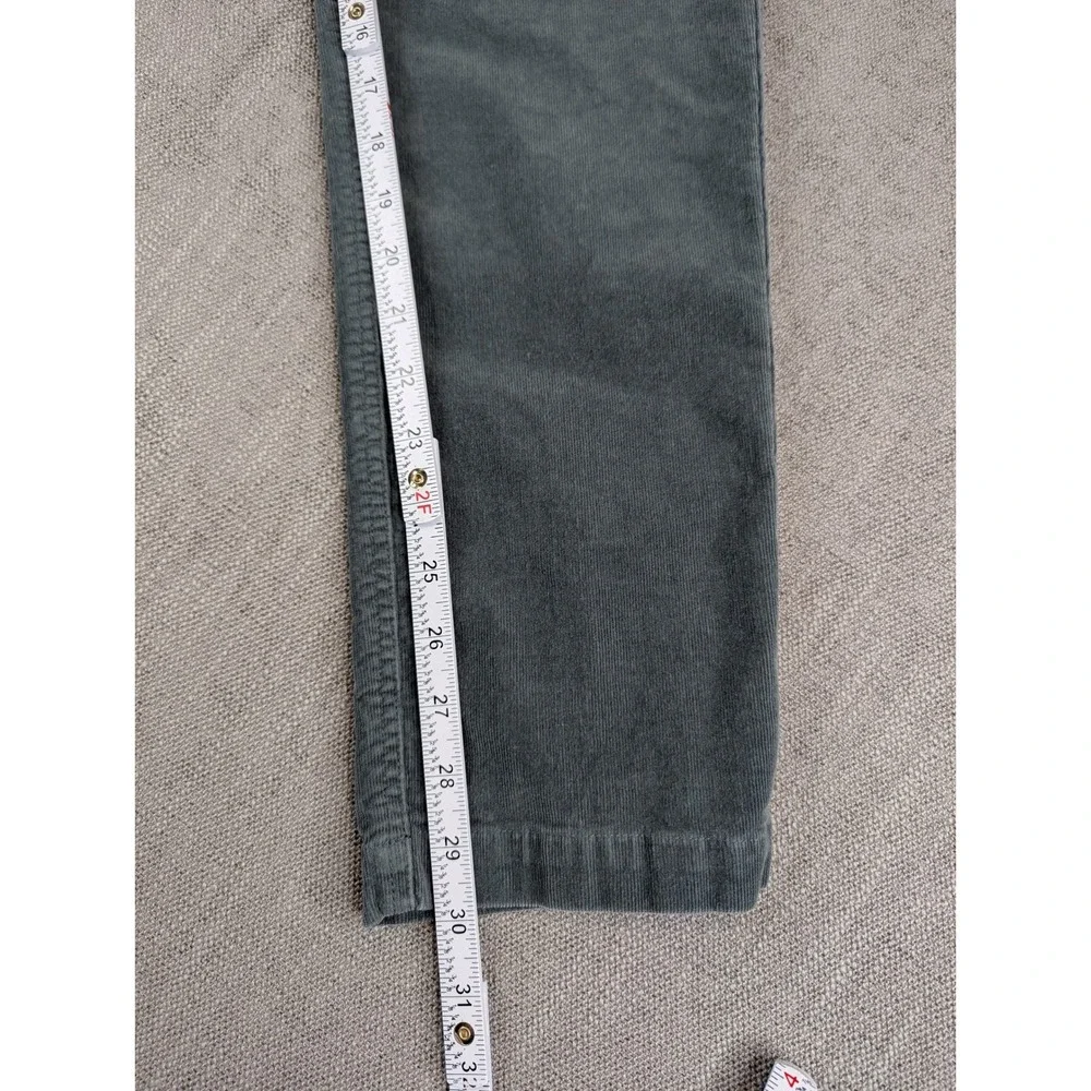 Vuori Pant Mens L Green Optimist Corduroy Drawstring Performance Casual Chino